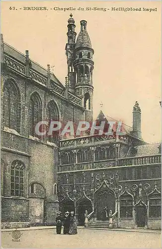 Cartes postales Bruges Chapelle du St Sang