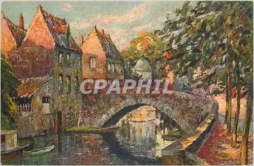 Cartes postales Bruges (Belgique) Le Quai Vert