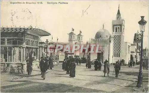 Cartes postales Exposition de Bruxelles 1910 Quelques Pavillons