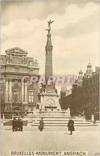 Cartes postales Bruxelles Monument Anspach
