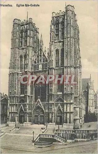 Ansichtskarte AK Bruxelles Eglise Ste Gudule