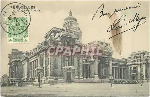 Cartes postales Bruxelles Palais de Justice