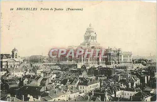 Cartes postales Bruxelles Palais de Justice (Panorama)