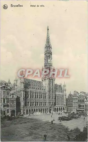 Cartes postales Bruxelles Hotel de Ville