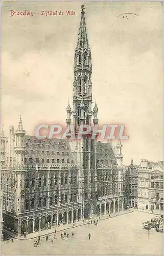 Cartes postales Bruxelles l'Hotel de Ville