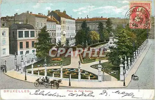 Cartes postales Bruxelles Place du Petit Sablon