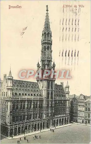 Cartes postales Bruxelles l'Hotel de Ville