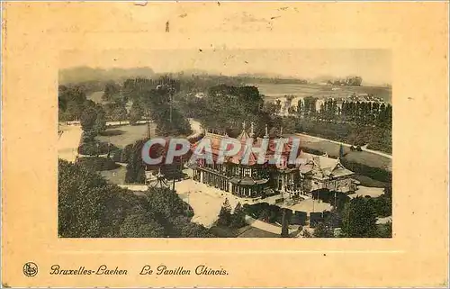 Ansichtskarte AK Bruxelles Laeken le Pavillon Chinois Chine China