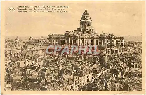 Cartes postales Bruxelles Palais de Justice Panorama