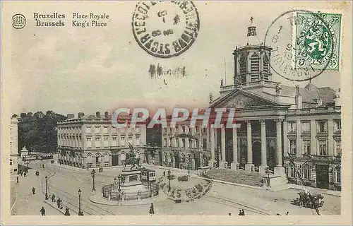 Cartes postales Bruxelles Place Royale