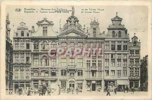 Ansichtskarte AK Bruxelles Maisons des Tailleurs et de Victor Hugo