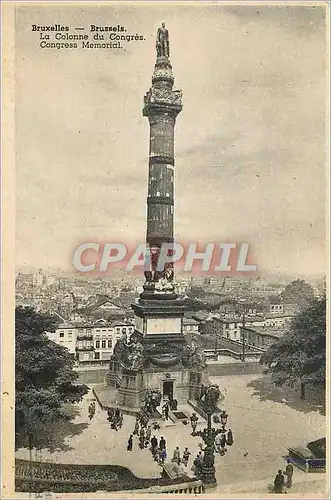 Ansichtskarte AK Bruxelles la Colonne du Congres