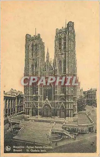 Cartes postales Bruxelles Eglise Sainte Gudule