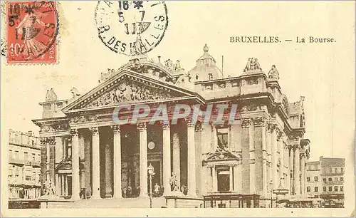 Cartes postales Bruxelles la Bourse