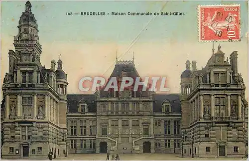 Cartes postales Bruxelles Maison Communale de Saint Gilles