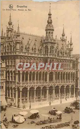 Ansichtskarte AK Bruxelles la Grand'Place Maison du Roi