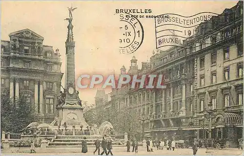 Cartes postales Bruxelles Place de Brouckere