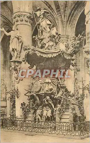 Cartes postales Bruxelles Eglise Sainte Gudule Chaire de Verite