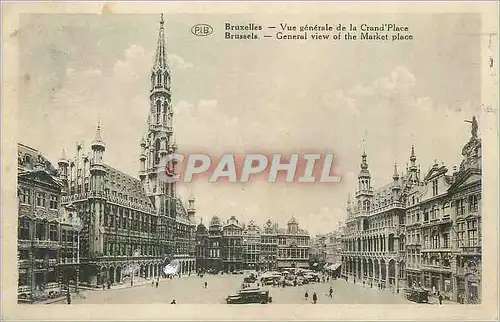 Ansichtskarte AK Bruxelles vue Generale de la Grand'Place