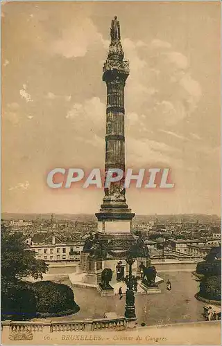 Cartes postales Bruxelles Colonne du Congres