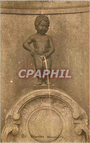 Cartes postales Bruxelles Manneken Pis