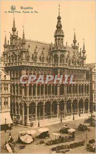 Ansichtskarte AK Bruxelles la Grand'Place Maison du Roi