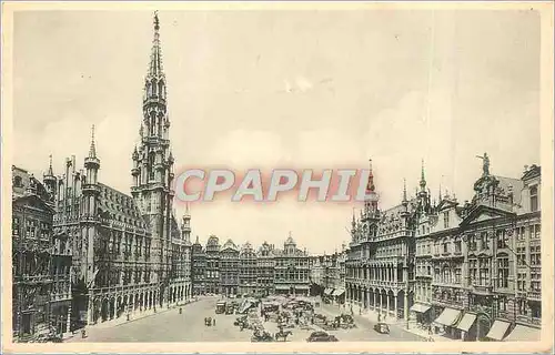 Ansichtskarte AK Bruxelles Hotel de Ville et Grand'Place