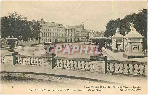 Ansichtskarte AK Bruxelles Le Palais du Roi Vue prise du Palais Ducal