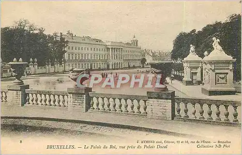 Cartes postales Bruxelles Le Palais du Roi Vue prise du Palais Ducal