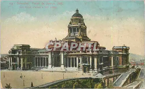 Cartes postales Bruxelles Palais de Justice 1883