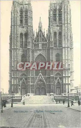 Cartes postales Bruxelles Eglise Sainte Gudule