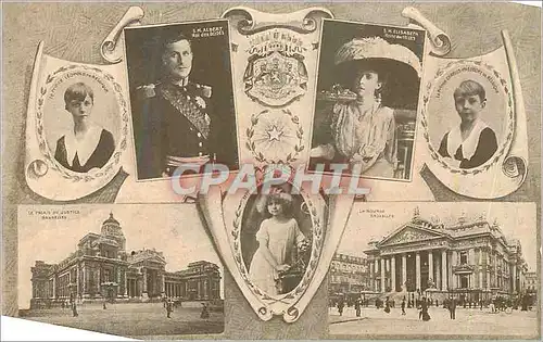 Cartes postales Famille royale Belgique Albert Bruxelles