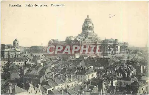 Cartes postales Bruxelles Palais de Justice Panorama