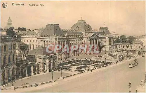 Ansichtskarte AK Bruxelles Palais du Roi Tramway