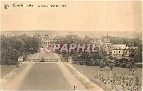 Ansichtskarte AK Bruxelles Laeken Le Chateau Royal et le Parc