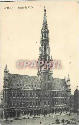Cartes postales Bruxelles Hotel de Ville