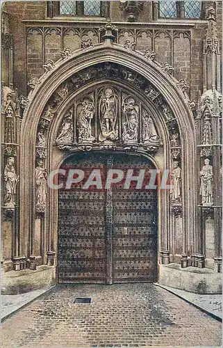 Cartes postales Bruxelles Portique de l'Hotel de Ville