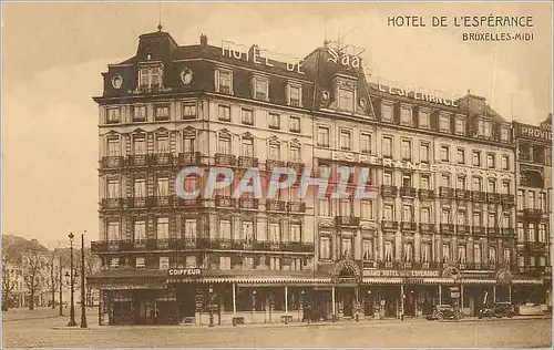 Cartes postales Bruxelles Midi Grand Hotel de l'Esperance Bonne Table