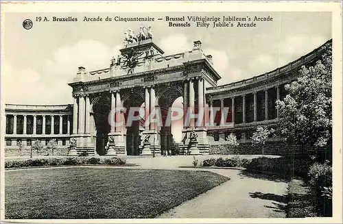 Cartes postales Bruxelles Arcade du Cinquantenaire