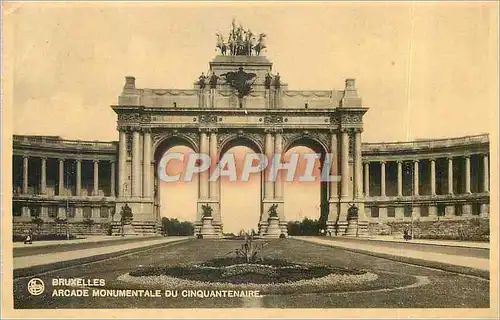 Ansichtskarte AK Bruxelles Arcade Monumentale du Cinquantenaire