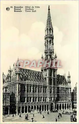 Cartes postales Bruxelles Hotel de Ville