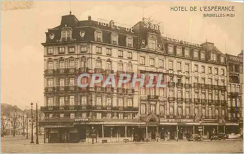 Cartes postales Bruxelles Midi Grand Hotel de l'Esperance Bonne Table
