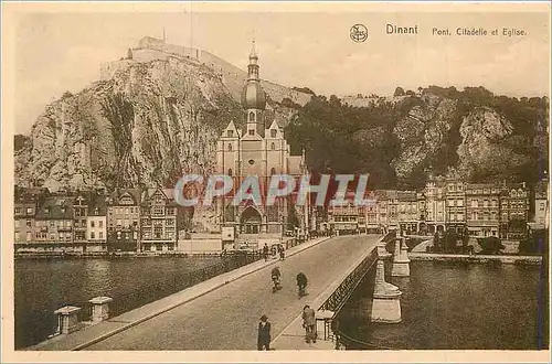 Ansichtskarte AK Dinant Pont Citadelle et Eglise