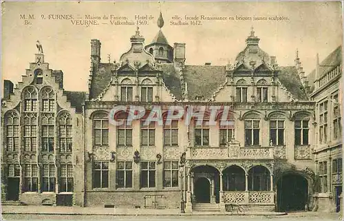 Cartes postales Furnes (Veurne) Maison du Faucon Hotel de Veurne Valkenhuis 1569
