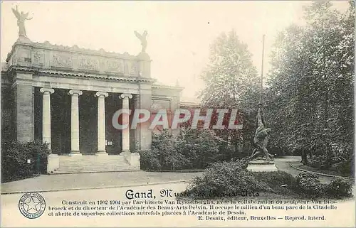 Cartes postales Gand Musee Construit en 1902 1904