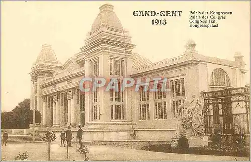 Cartes postales Gand Gent 1913 Palais des Congres