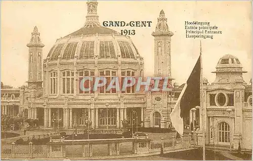 Cartes postales Gand Gent 1913 Entree Principale