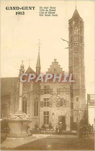 Cartes postales Gand Gent 1913 Ville de Gand