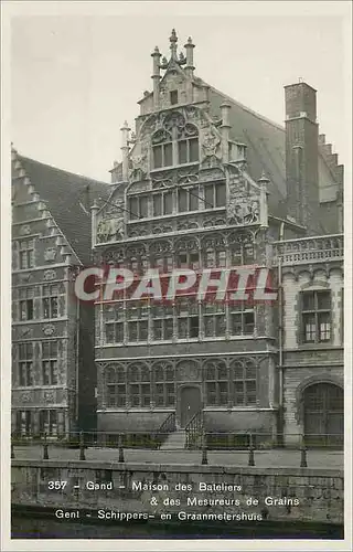 Ansichtskarte AK Gand Maison des Bateliers et des Mesureurs de Grains