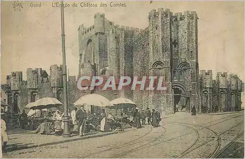 Cartes postales Gand L'Entree du Chateau des Comtes